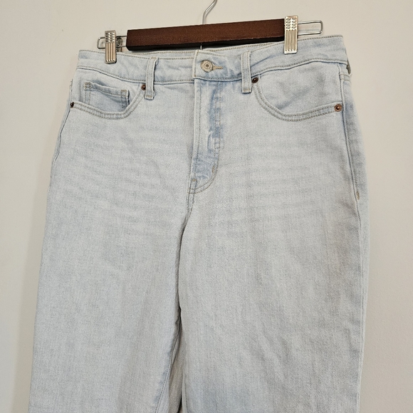 OLD NAVY High Rise OG Straight Secret Smooth Pockets Sz 8 Stretch‎ Light Wash - Picture 5 of 8